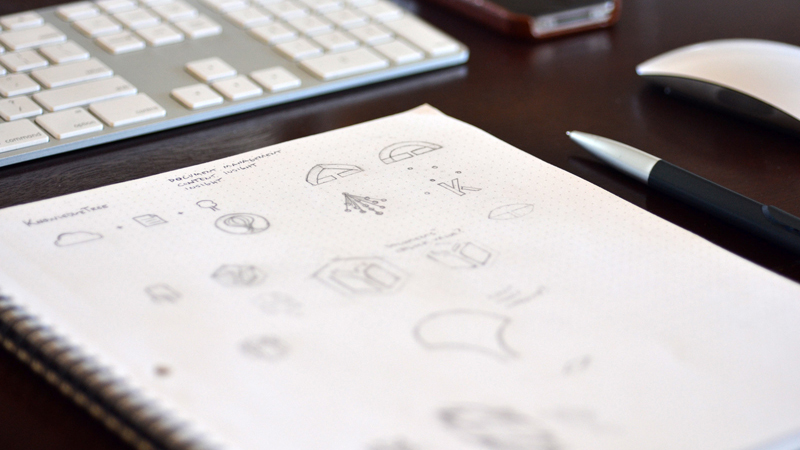 Logo Design Sketching Process